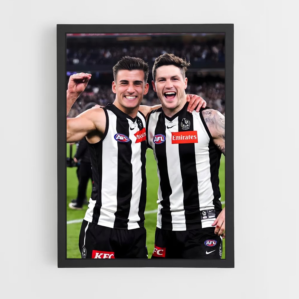 Poster Victoire Magpie – affiche Football australien (vue 2)